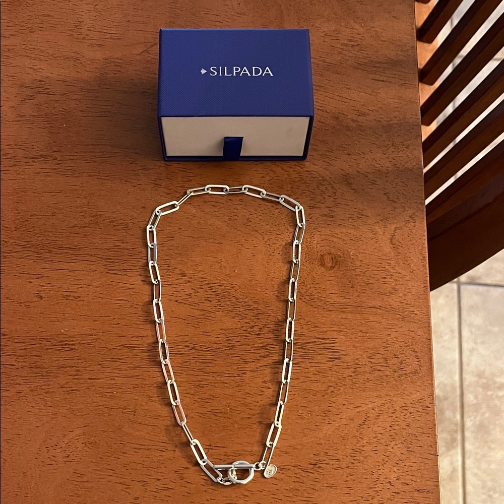 Silpada Let’s Link Necklace 17”